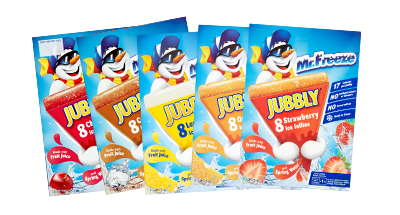 Jubbly Ice-Pops Packaging